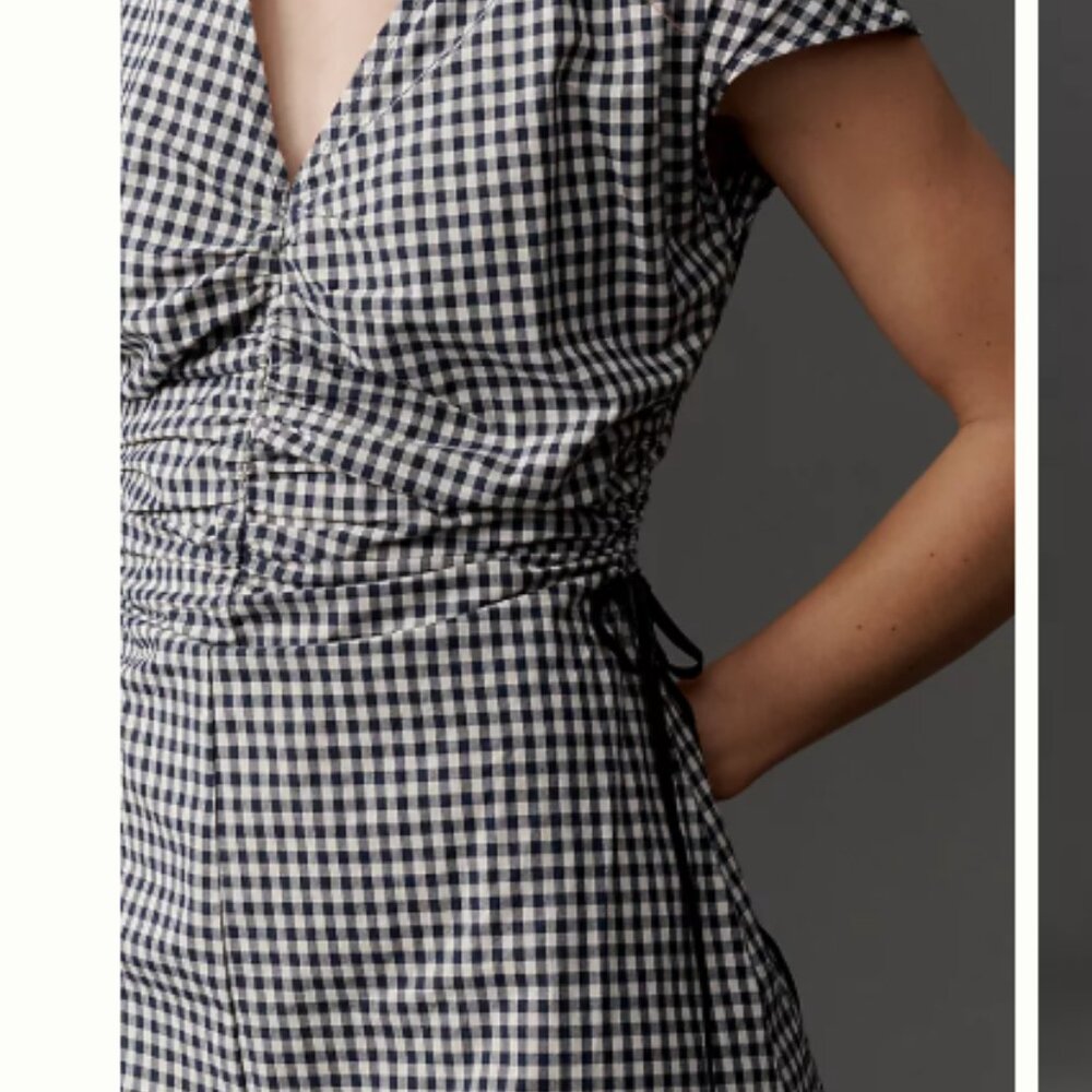 Anthropologie - Lisa Says Gah Felicity Dress - Midnight Check - Picture 4 of 4